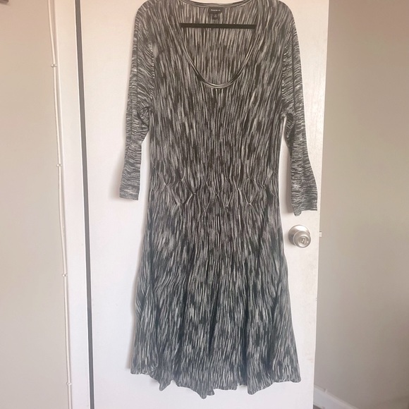 Torrid Scoop Neck Marble Flare Dress - Size 2X - Picture 2 of 16